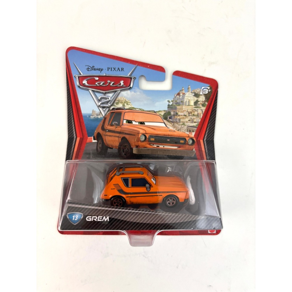 Disney Pixar Cars 2 Grem #13 Lemon Mattel Diecast New Sealed 2011